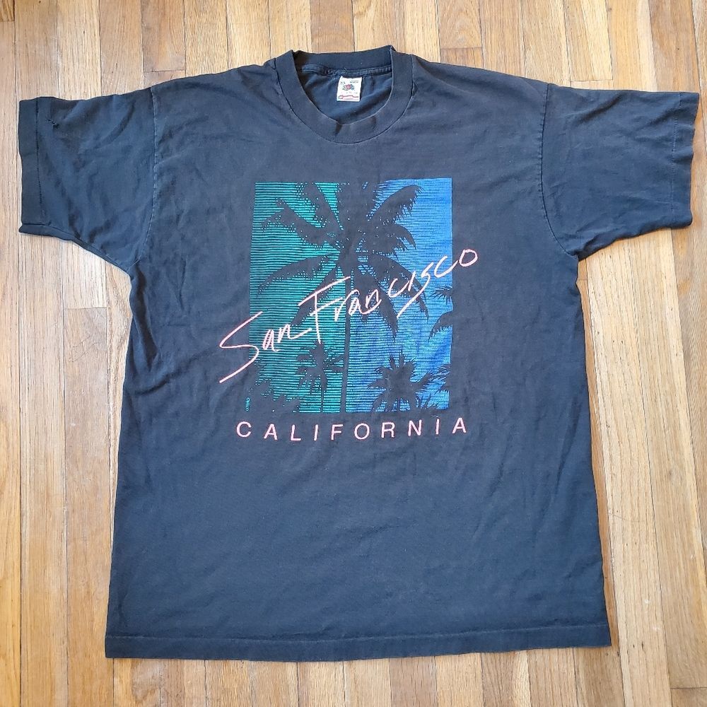 Vintage San Francisco California Fruit Of The Loom Tshirt 90s Size XL